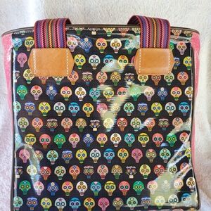 Consuela Tiny - Multicolor Sugar Skull Tote Bag - Women